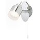 LED-Bad-Wandleuchte - Chrom-weiß - 1-flammig