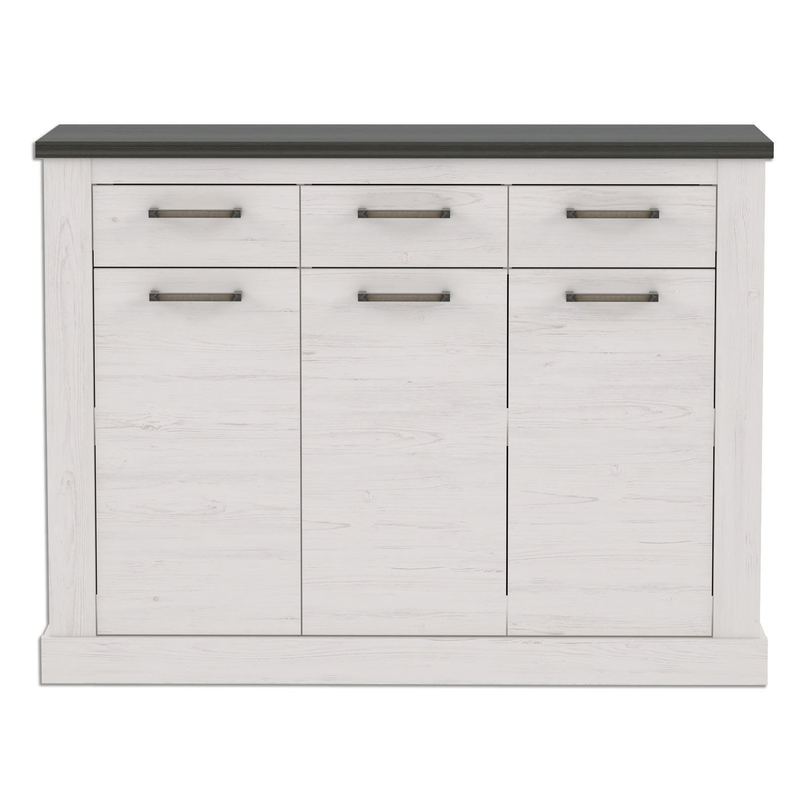 Kommode - Pinie weiß-Touchwood - 140 cm