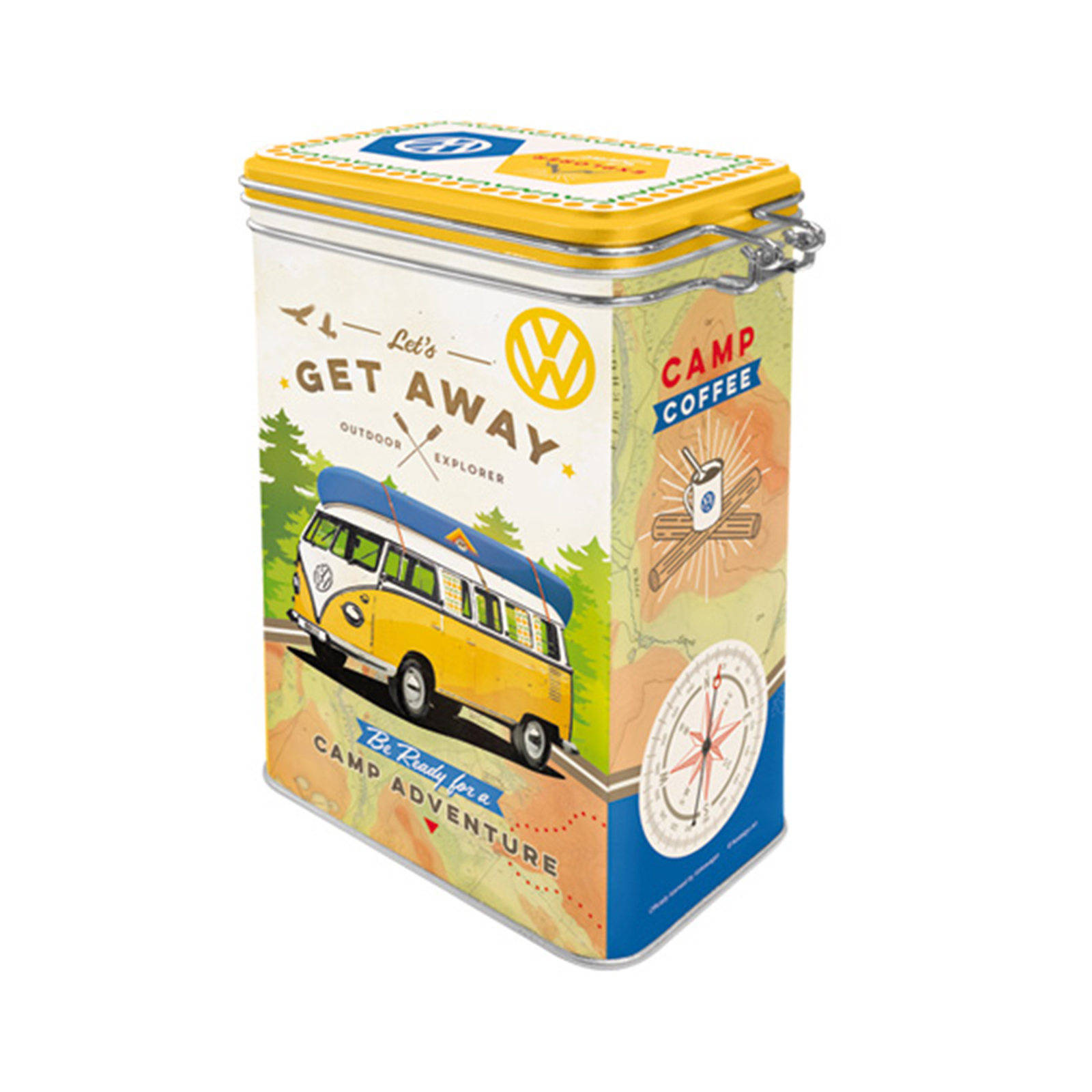 Vorratsdose - VW Bulli - Lets get away - Bügelverschluss