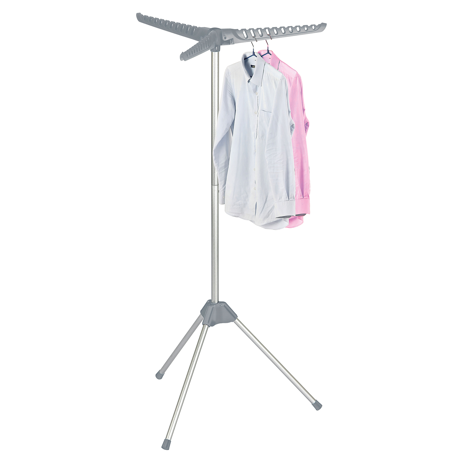 helfix Wäscheständer - hellgrau - 128 cm hoch | Online bei ROLLER kaufen