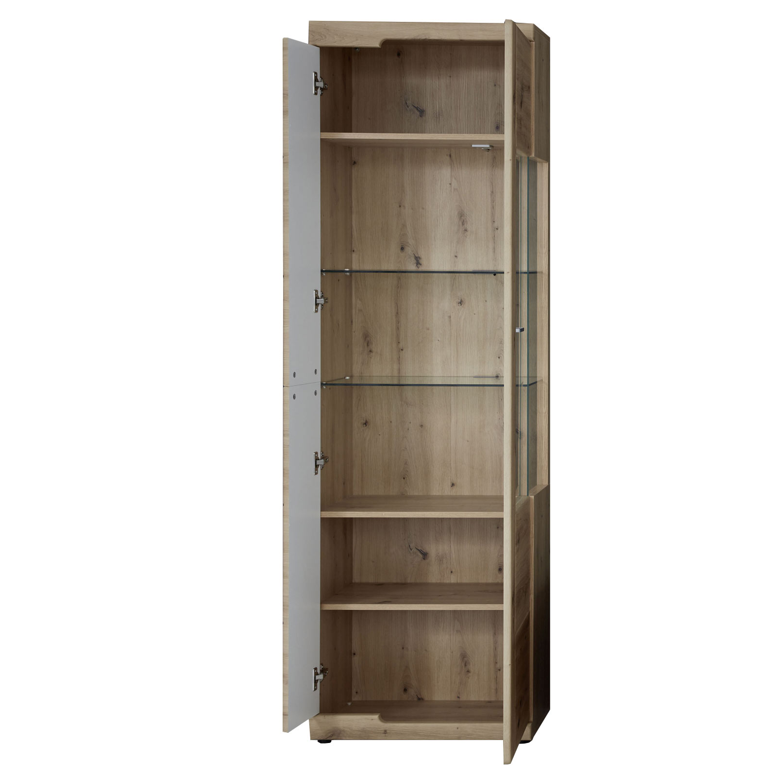 Vitrine - Artisan Eiche - 197 cm hoch