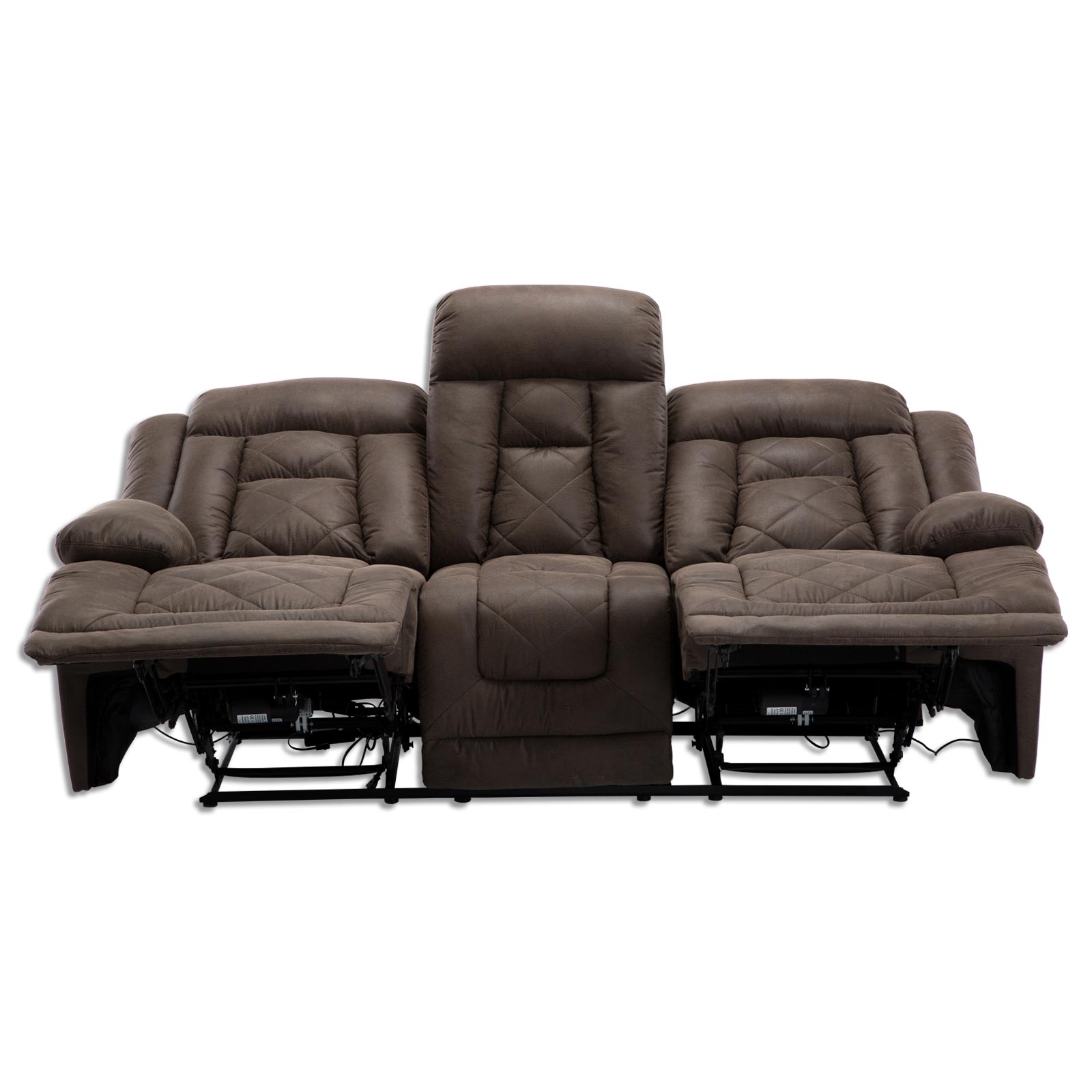 3-Sitzer Sofa - Vintage braun - Kunstleder