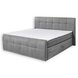 Boxspringbett - grau - Taschenfederkern - H2 - 180x200 cm