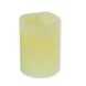 LED-Kerze - creme - mit Flackereffekt - 10 cm