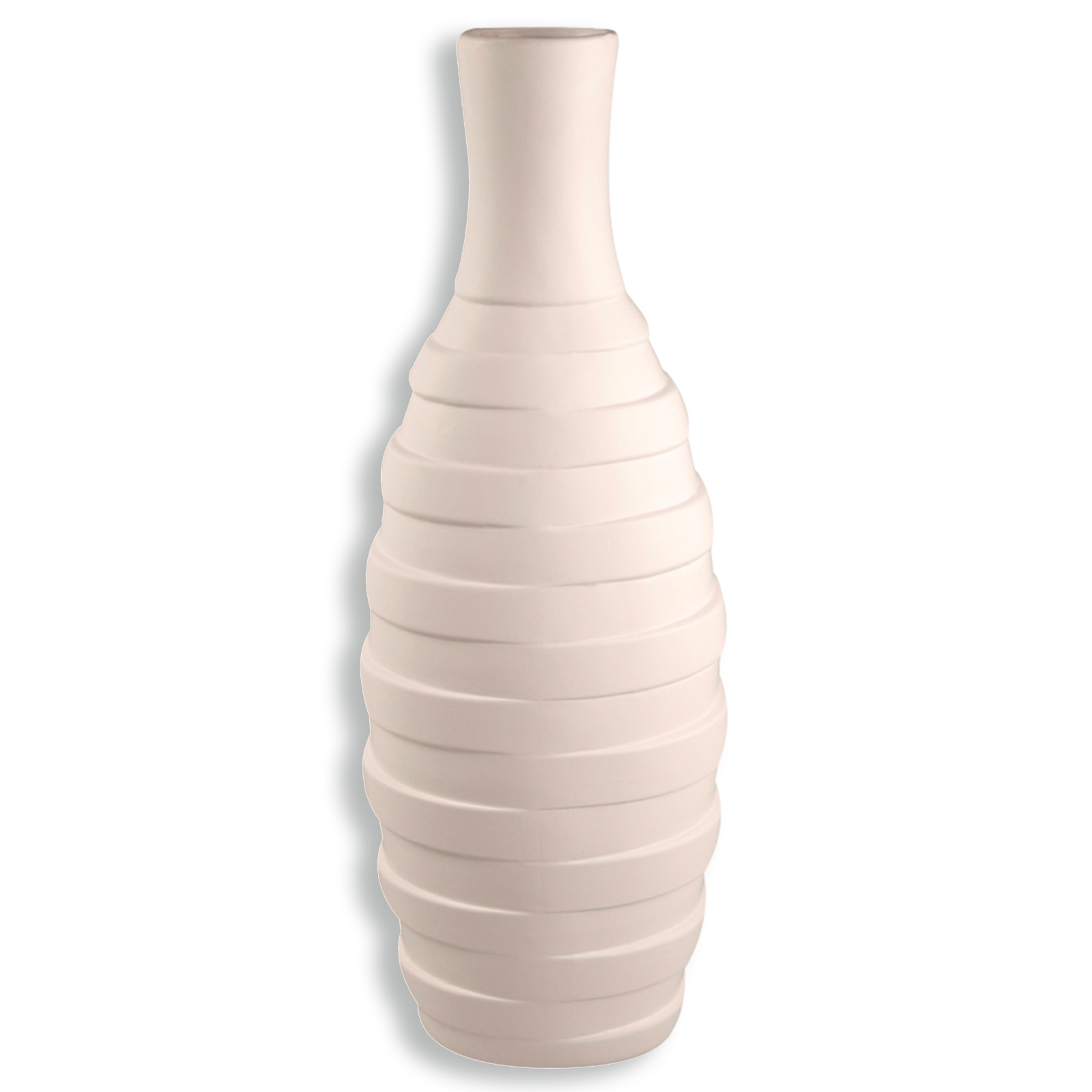 Vase - weiß matt - Keramik - 50 cm hoch | Online bei ... Vase - weiß matt - Keramik - 50 cm hoch | Online bei ...
