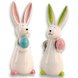 Osterhase - Keramik - farbig sortiert - 20 cm