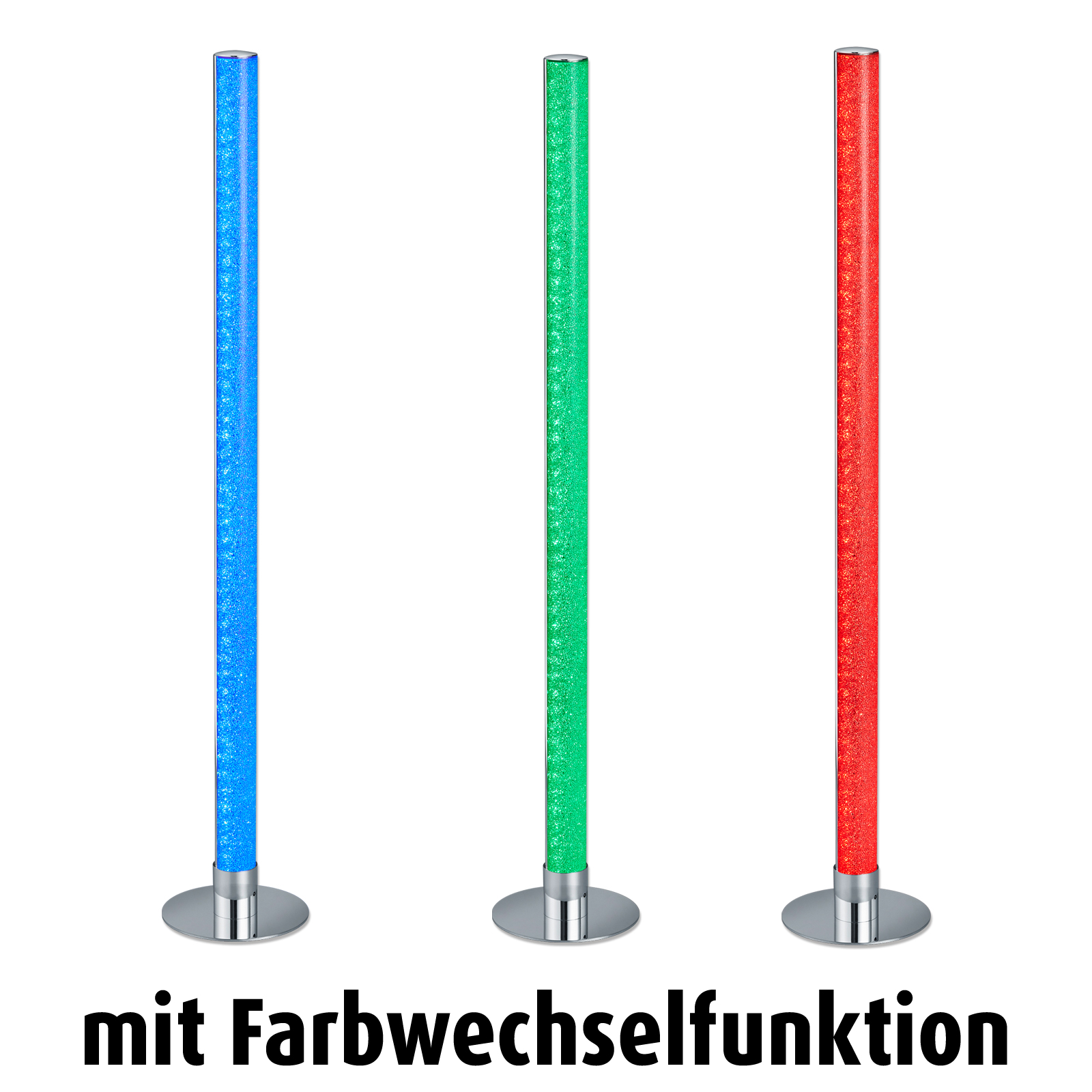 LAMPURA LED-RGB-Stehleuchte - weiß - Ø 18 cm