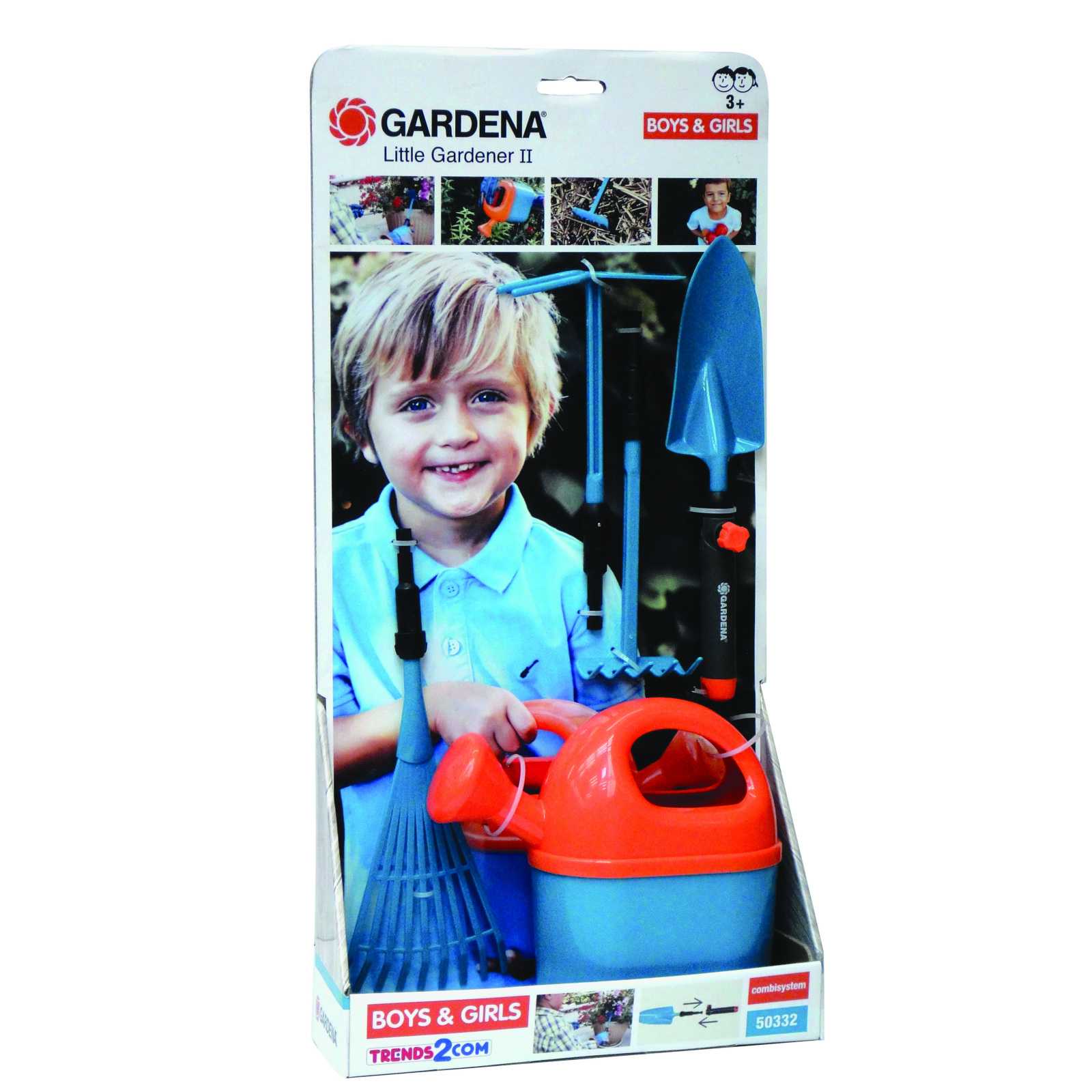 GARDENA Gartenset LITTLE GARDENER II - orange-türkis