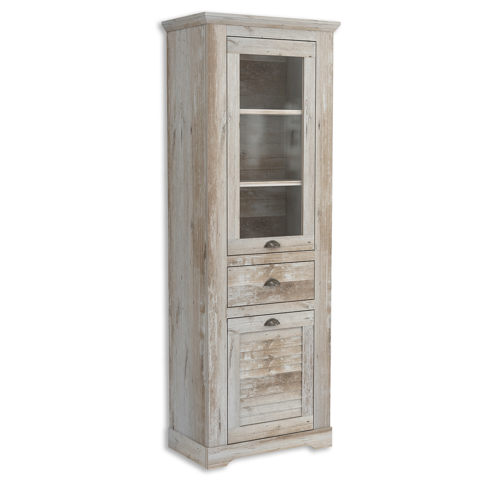 Vitrine hoch - Findus-Optik - 216 cm hoch