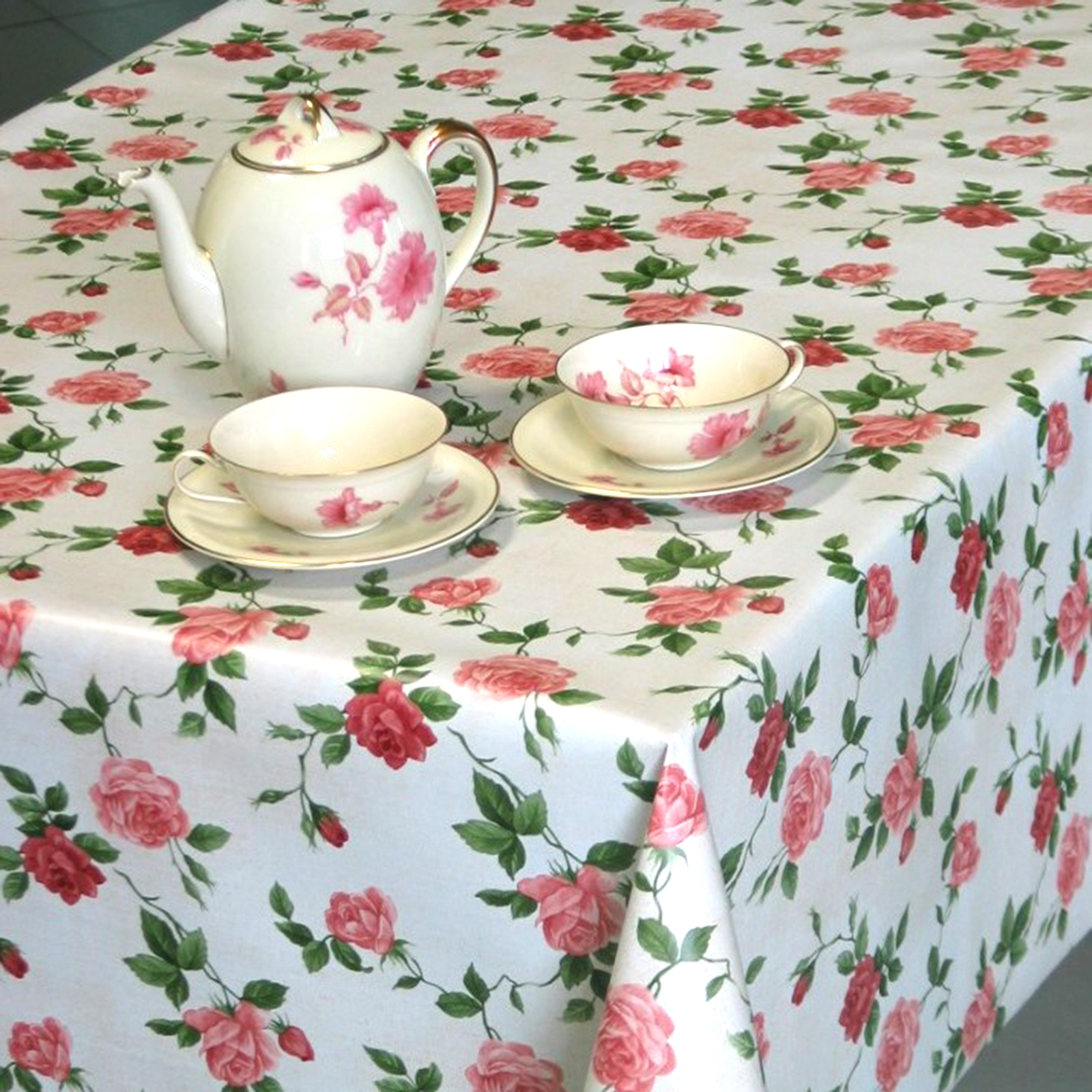 Tischdecke - Rose - 140 cm breit