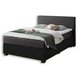 Boxspringbett - schwarz-grau - H2 - 140x200 cm