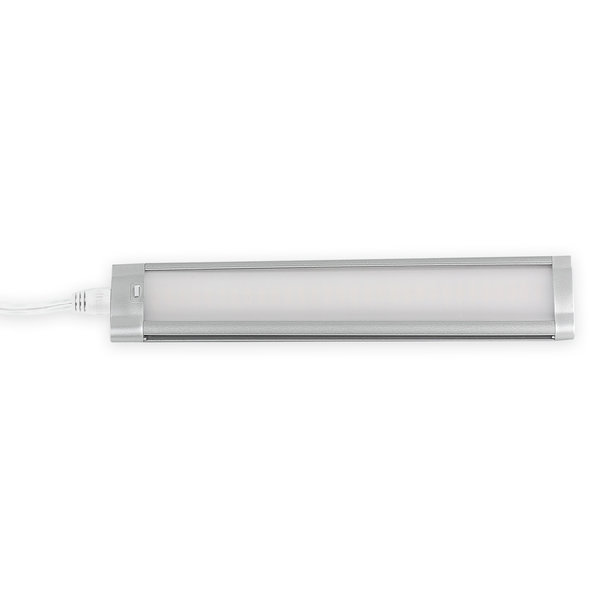 LED-Unterbauleuchte - silber - 30,9 cm breit