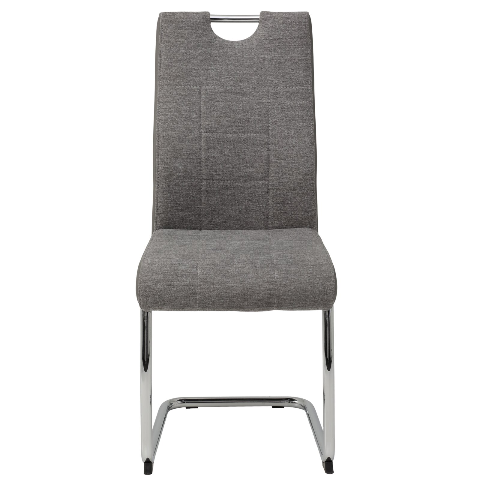 4-teiliges Schwingstuhl-Set - grau - Webstoff | Online bei ROLLER kaufen