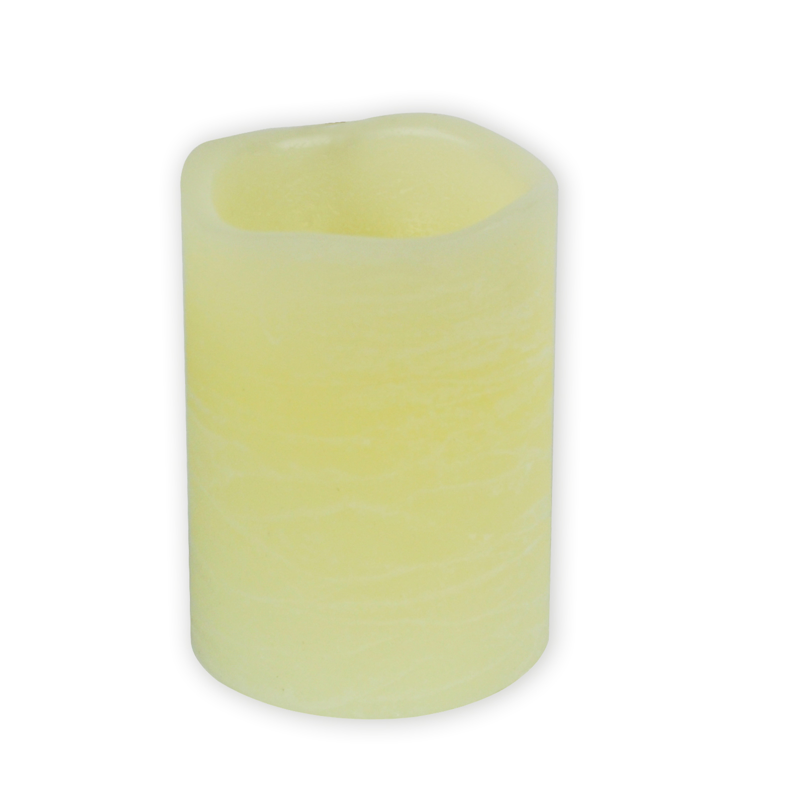 LED-Kerze - creme - mit Flackereffekt - 10 cm