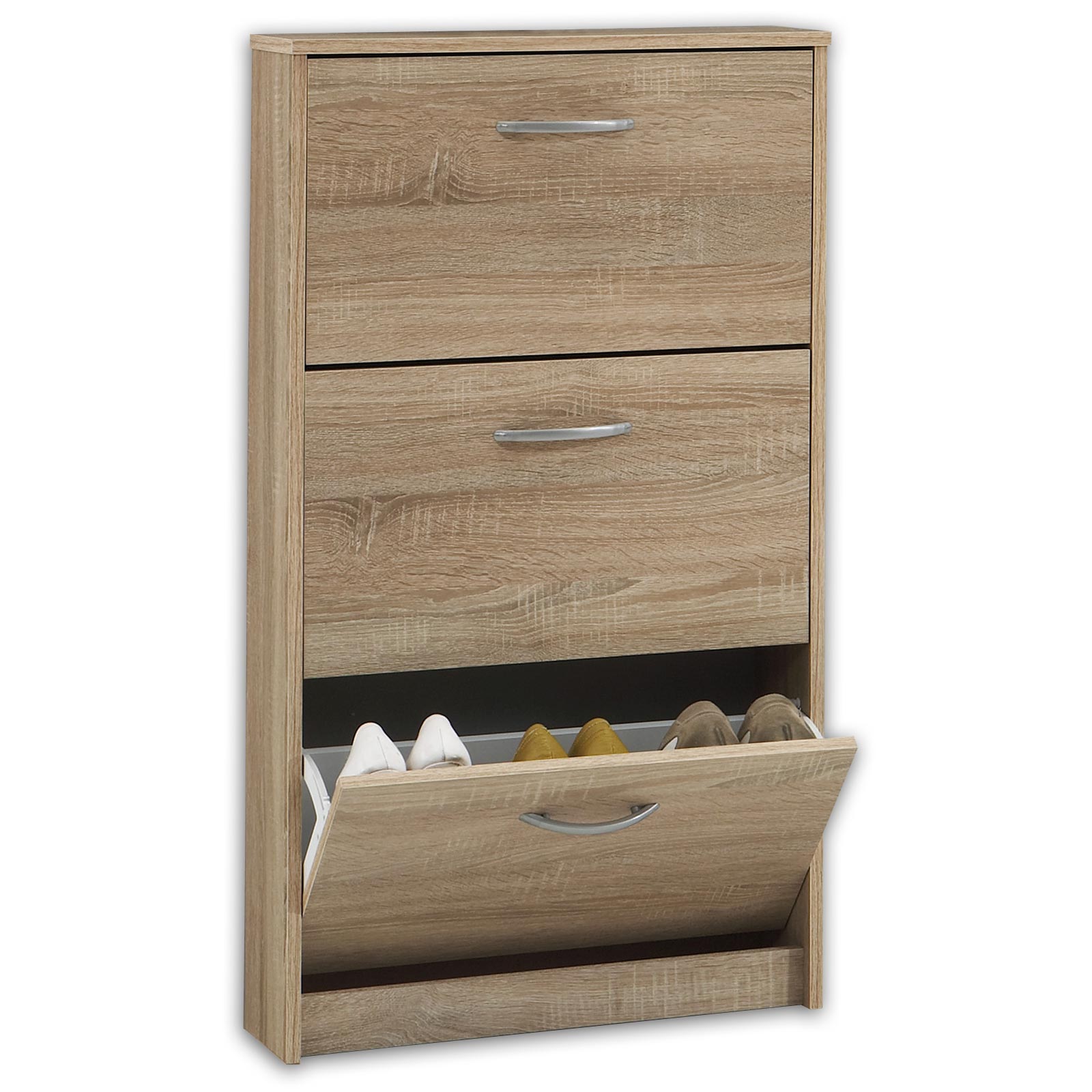 Schuhschrank - Sonoma Eiche - 59 cm hoch