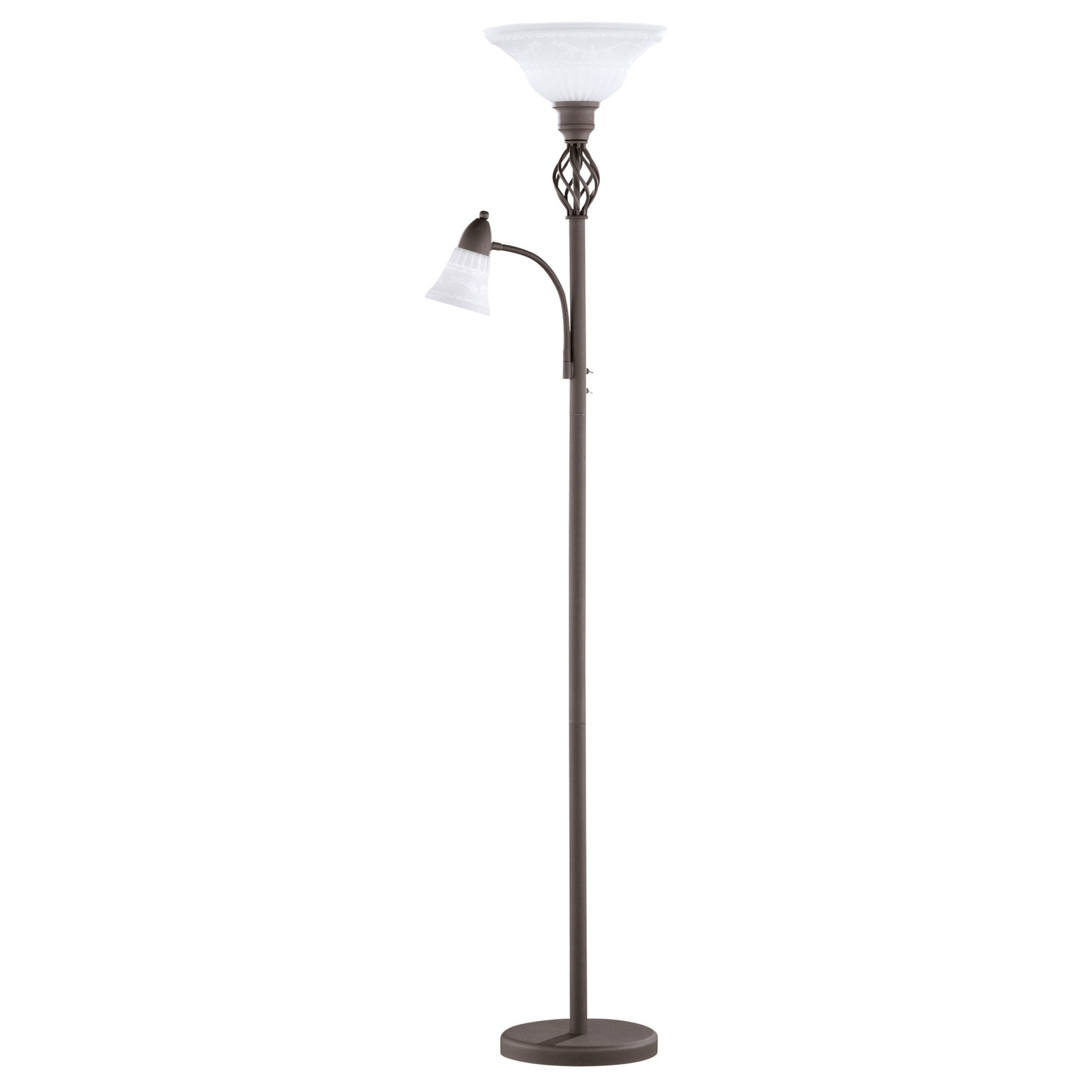 Deckenfluter - rostfarbig - Ø 28 cm