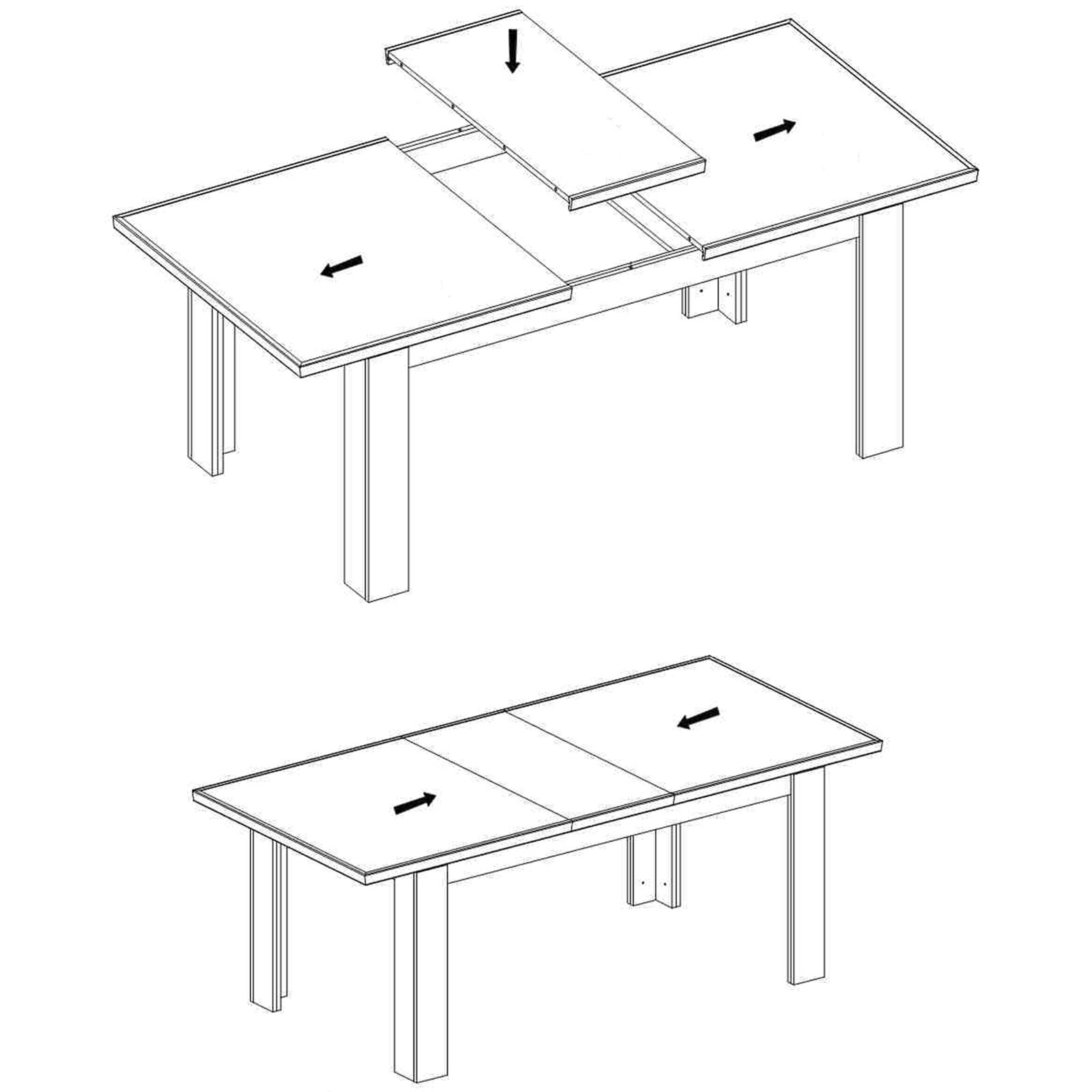 Esstisch - Artisan Eiche - ausziehbar