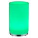 LED-RGB-Tischlampe - weiß - Glas