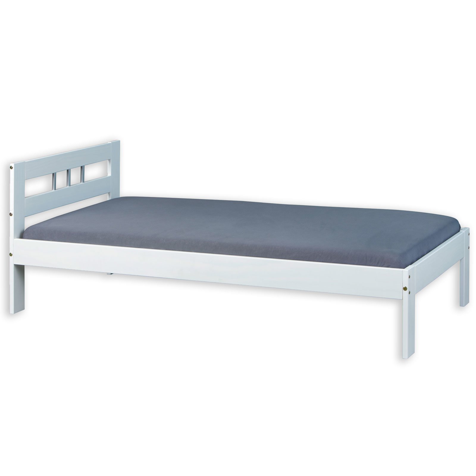 Futonbett FANA - weiß - Massivholz - 90x200 cm | Online bei ROLLER kaufen