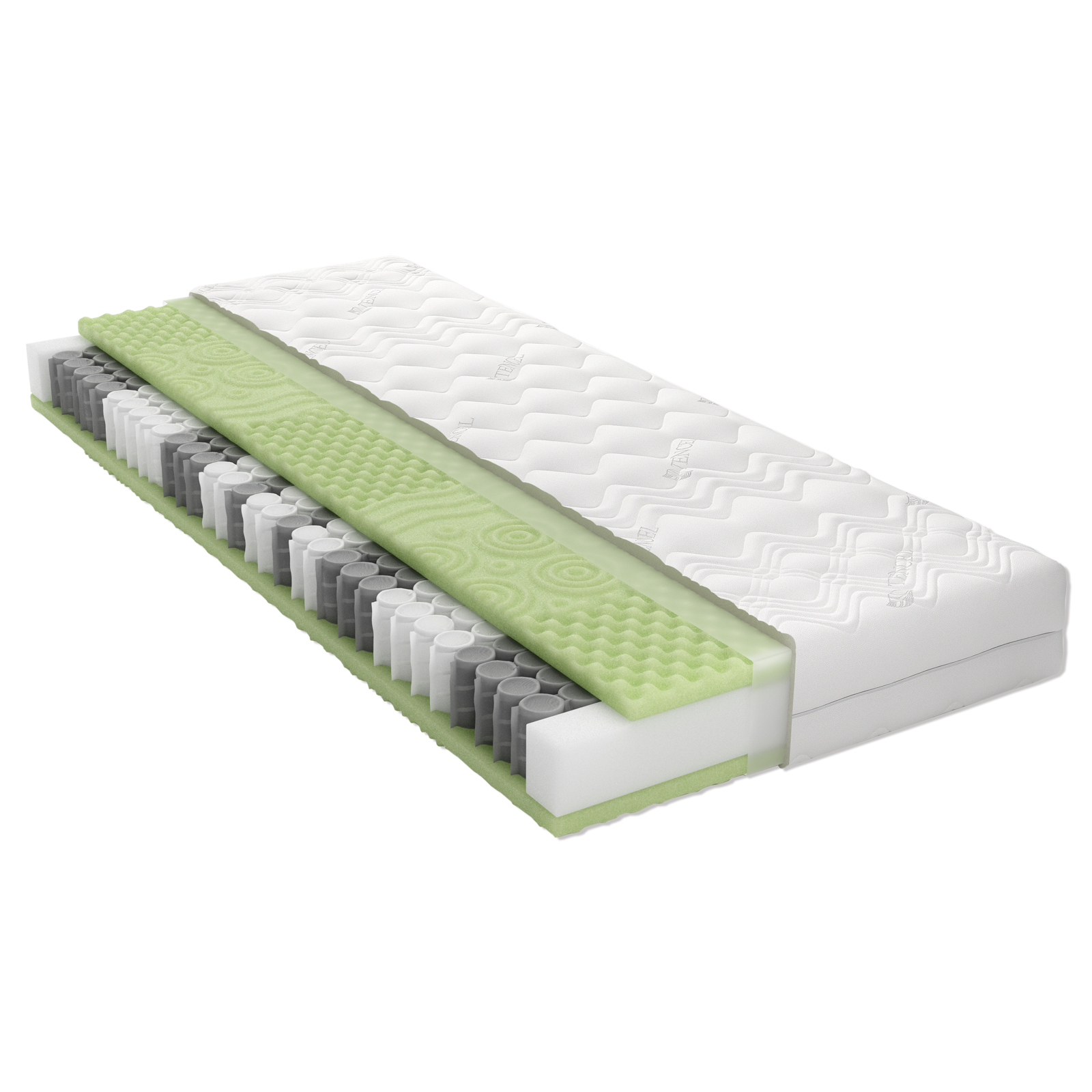 SCHLARAFFIA Taschenfederkernmatratze COLLA PURE 40 TFK - H2 - 90x190 cm