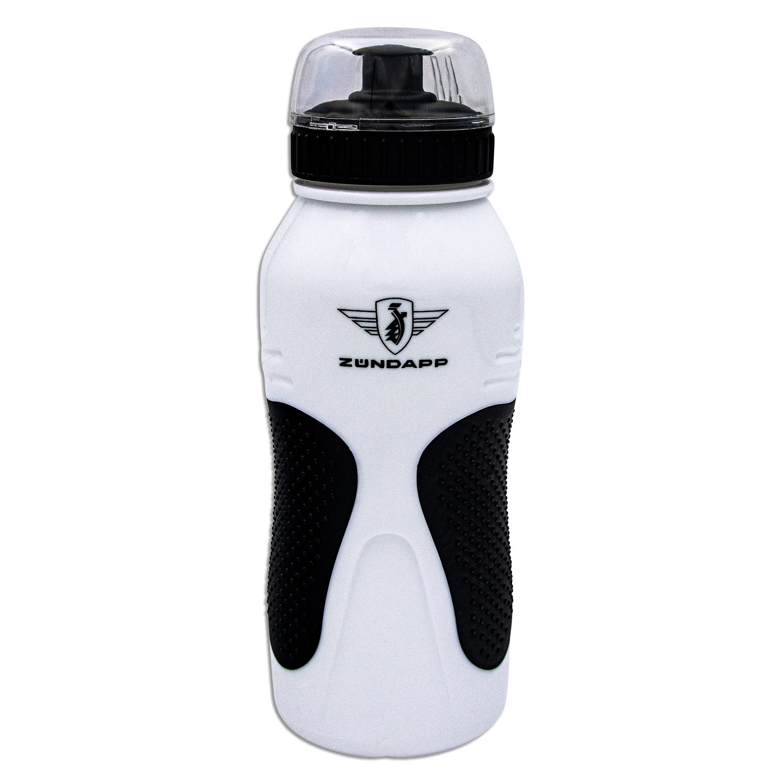 Trinkflasche - weiß-schwarz - 600 ml
