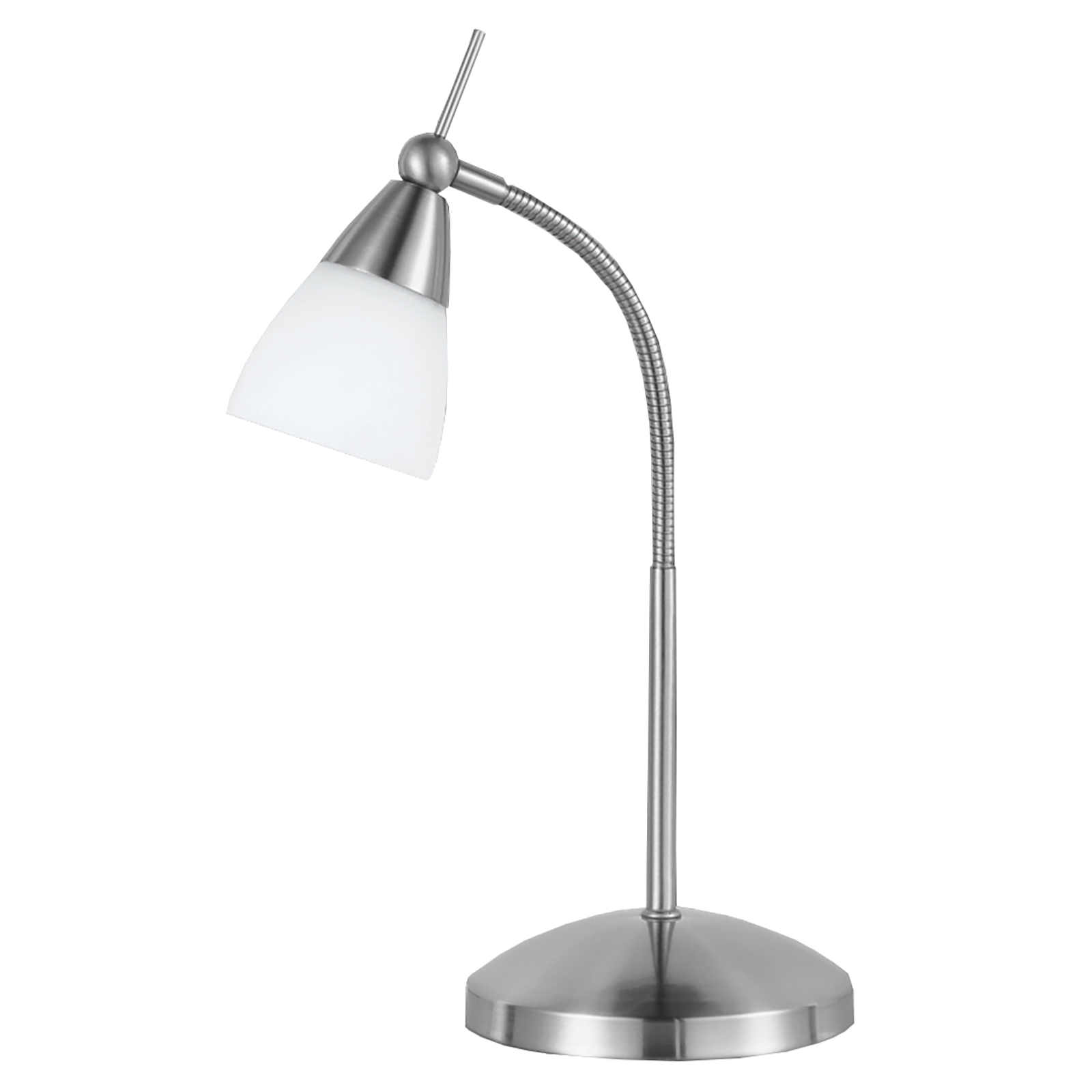 Flex-Tischlampe - Metall - Glas - G9