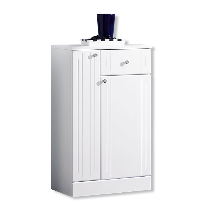 Unterschrank - weiß - Hochglanz - 50 cm breit