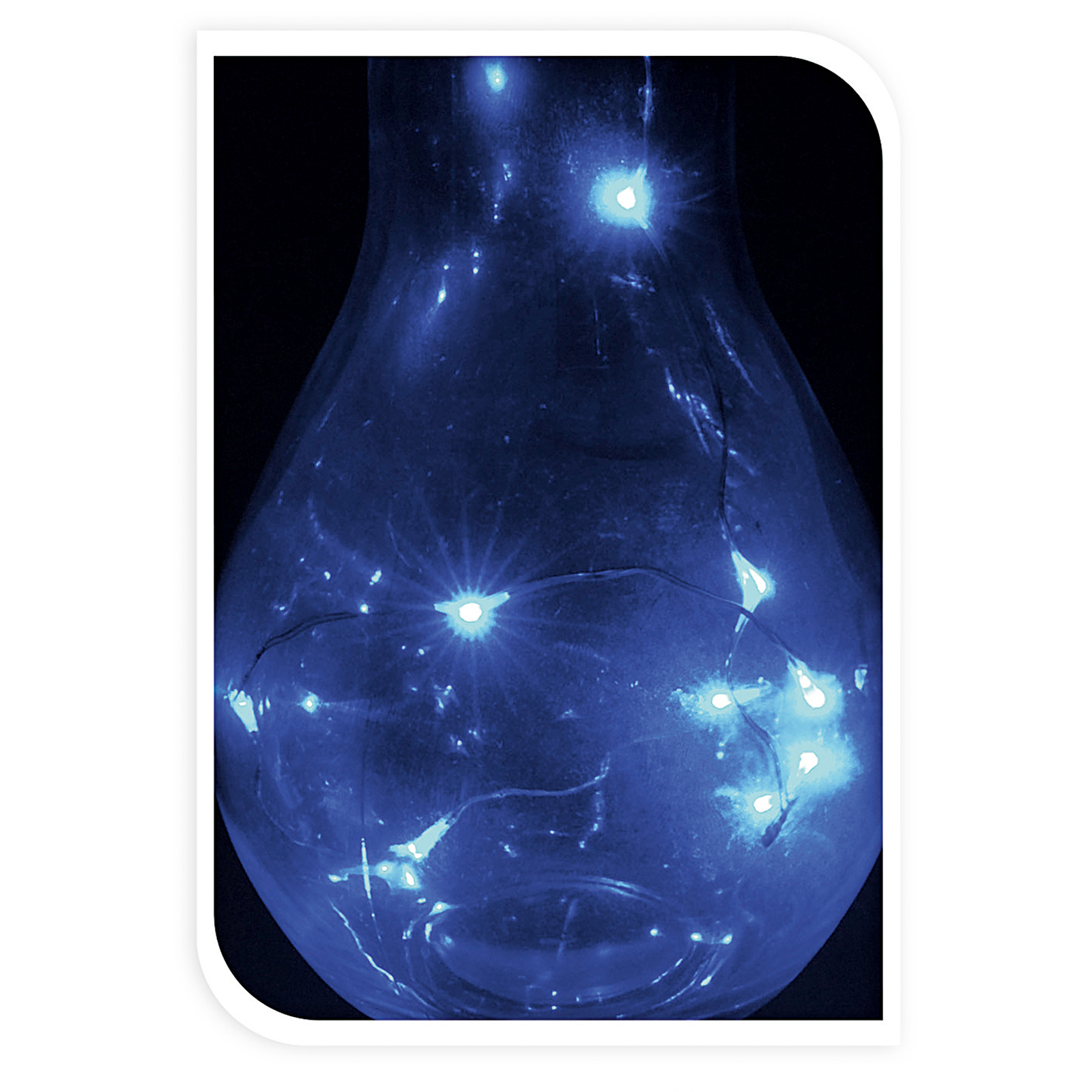 LED-Partyleuchte - farbig sortiert - 19,5 cm hoch