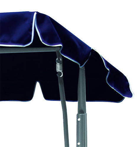 Gardiola Hollywoodschaukel - blau-weiß gestreift