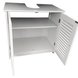 Waschbeckenunterschrank - weiß - 60 cm breit