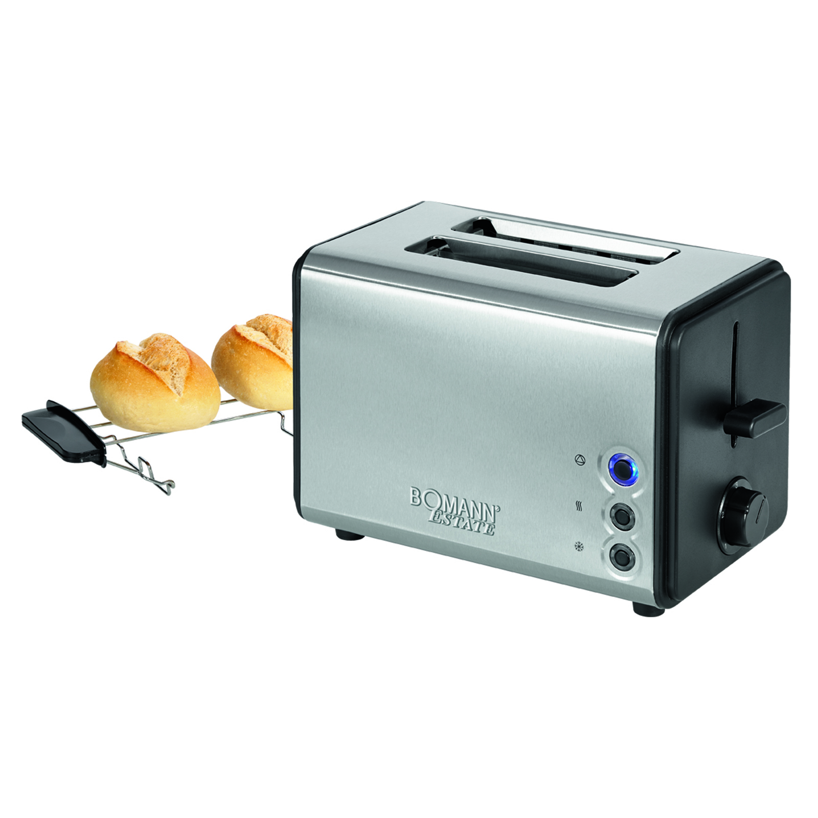 BOMANN Toaster TA 1371 CB Estate - silber