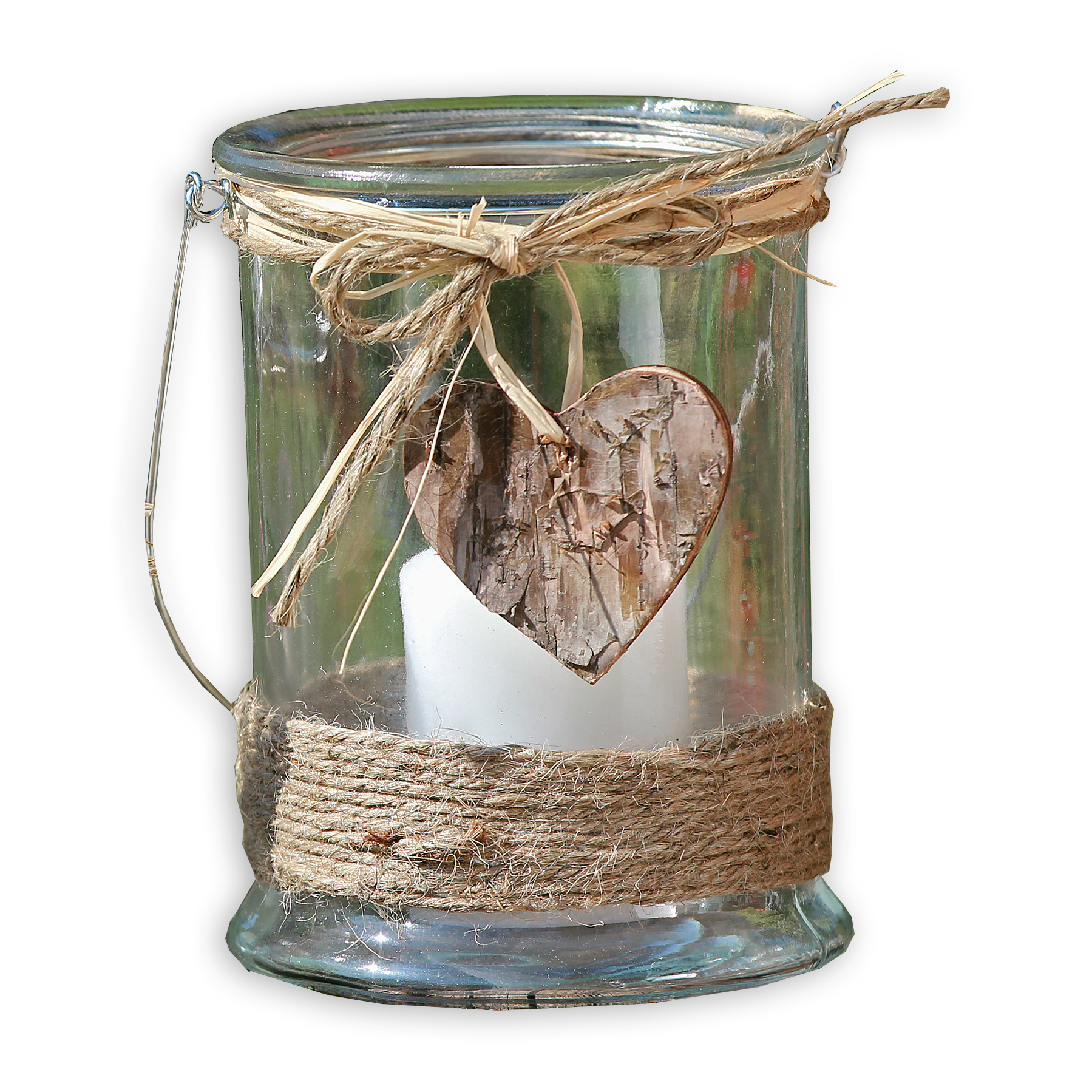 Windlicht - klar - Glas - Ø 13 cm
