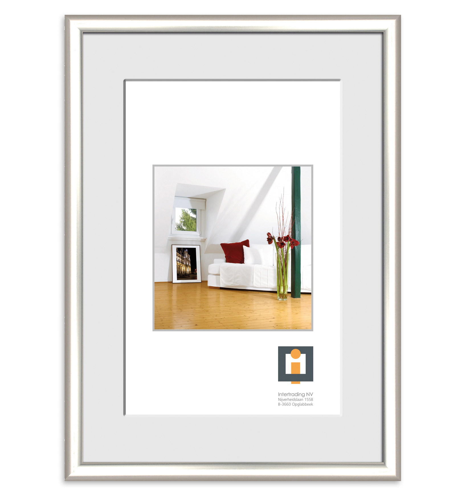 Bilderrahmen Silber Kunststoff 60x80 Cm Online Bei Roller Kaufen