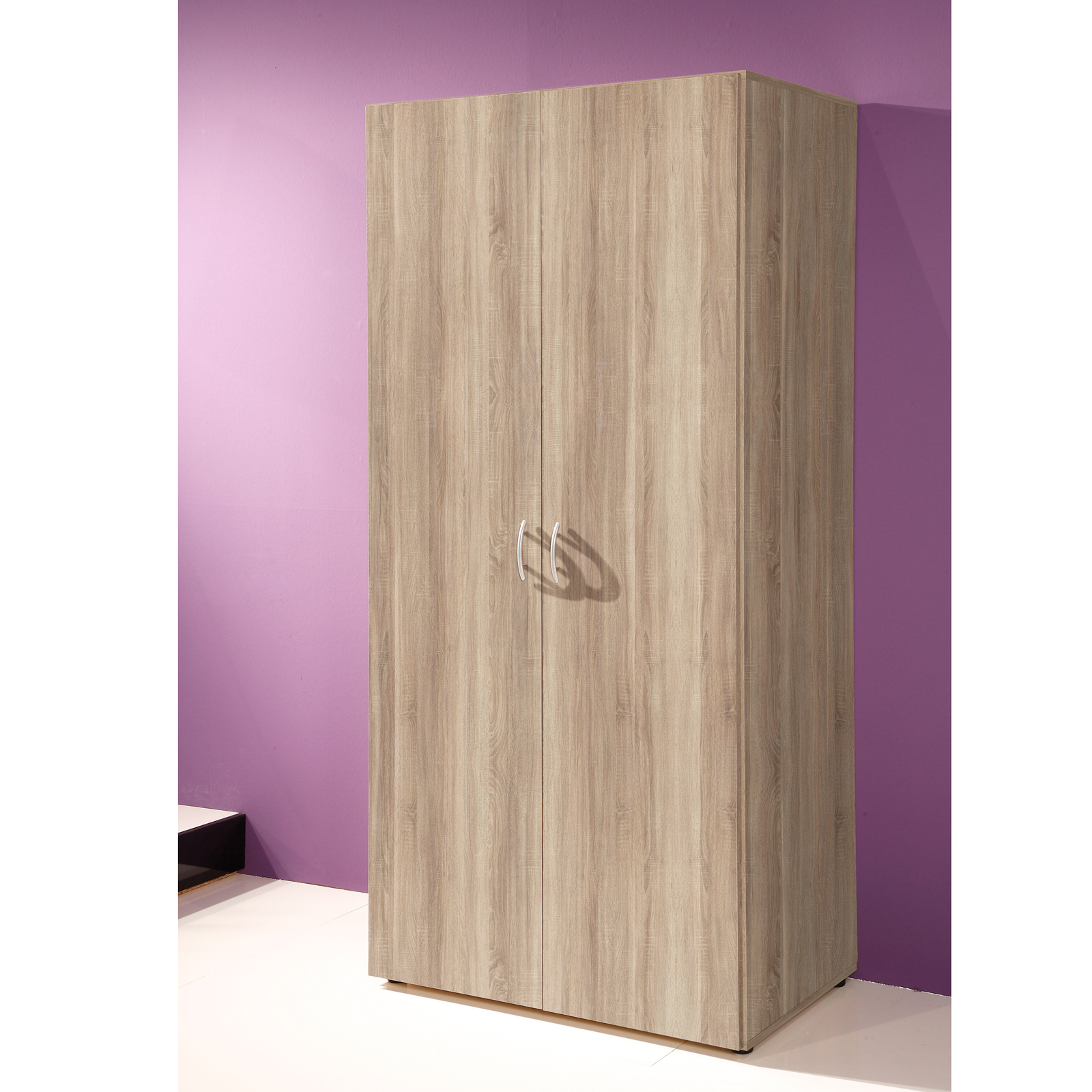 Drehtürenschrank - Sonoma Eiche - 80 cm breit