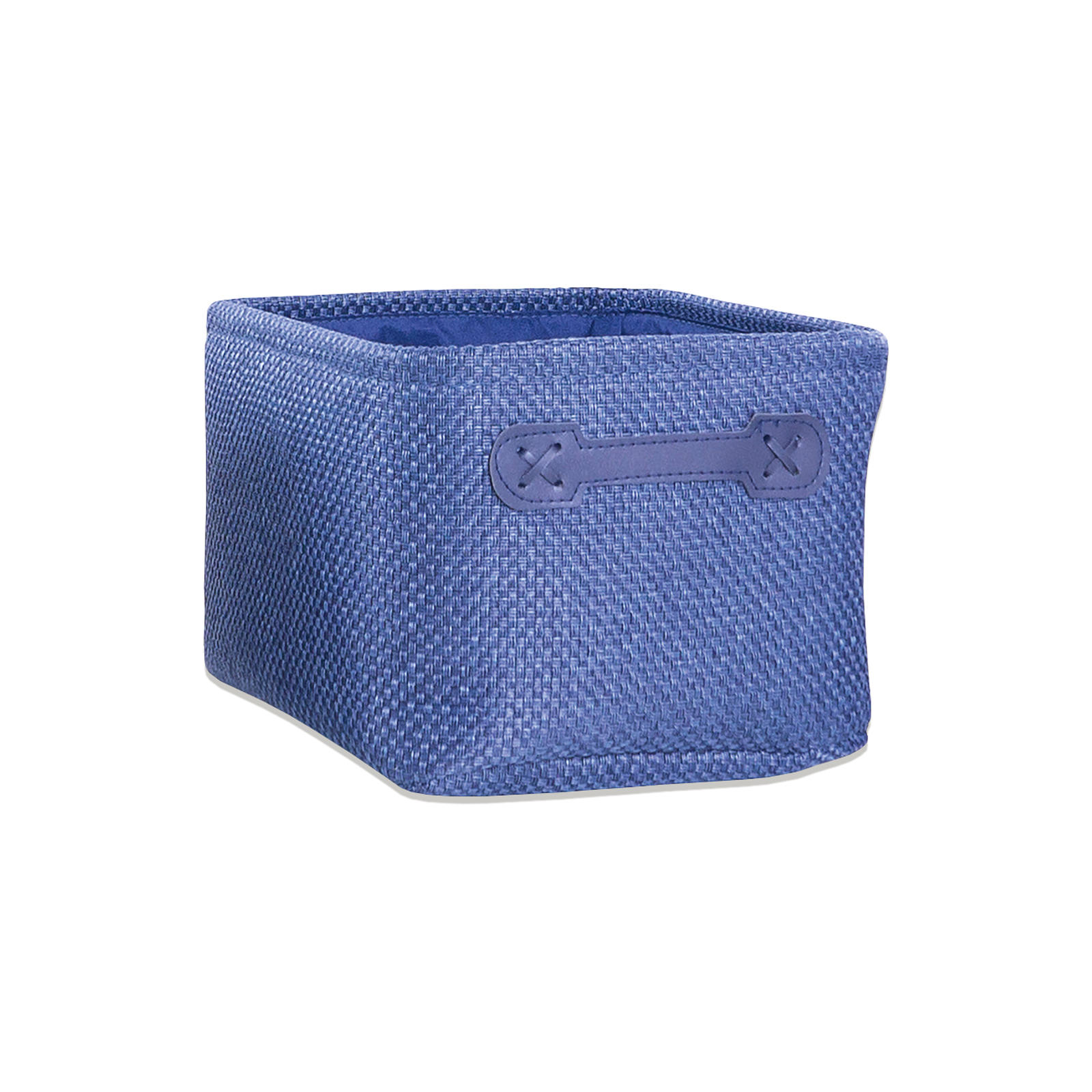 Aufbewahrungsbox - blau - Jute - Größe M