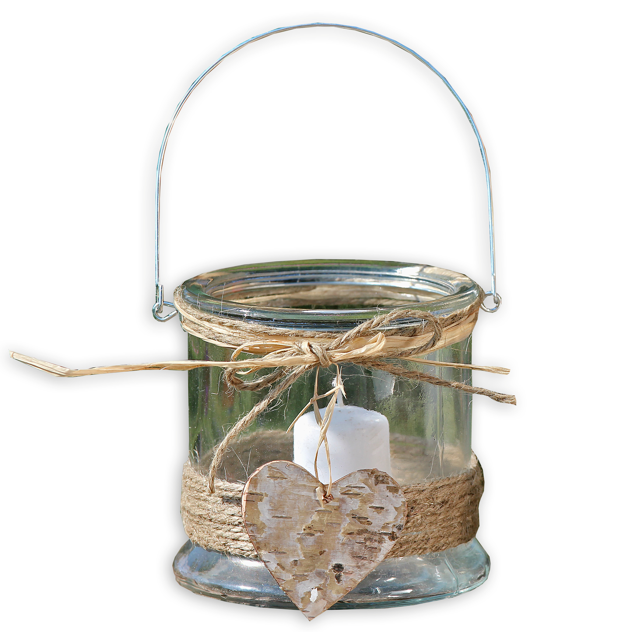 Windlicht - klar - Glas - Ø 12 cm