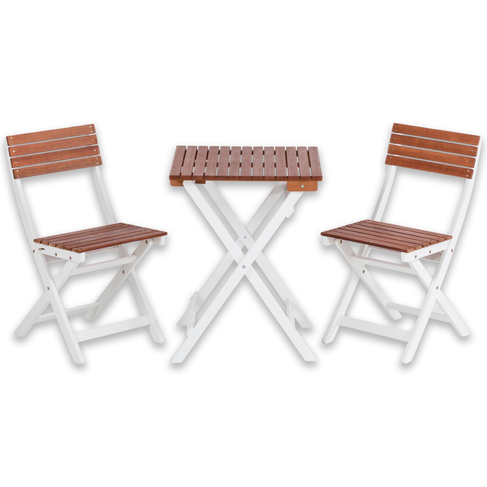 3-er Balkon-Set - Eukalyptus - geölt | Balkonmöbel-Sets | Balkonmöbel