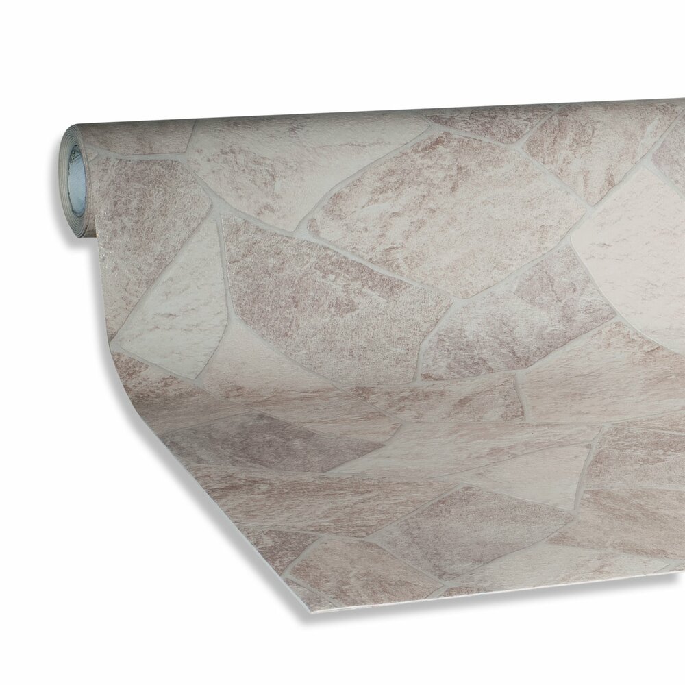 PVCBodenbelag PERU Bruchsteinoptik beige 4 Meter Online bei