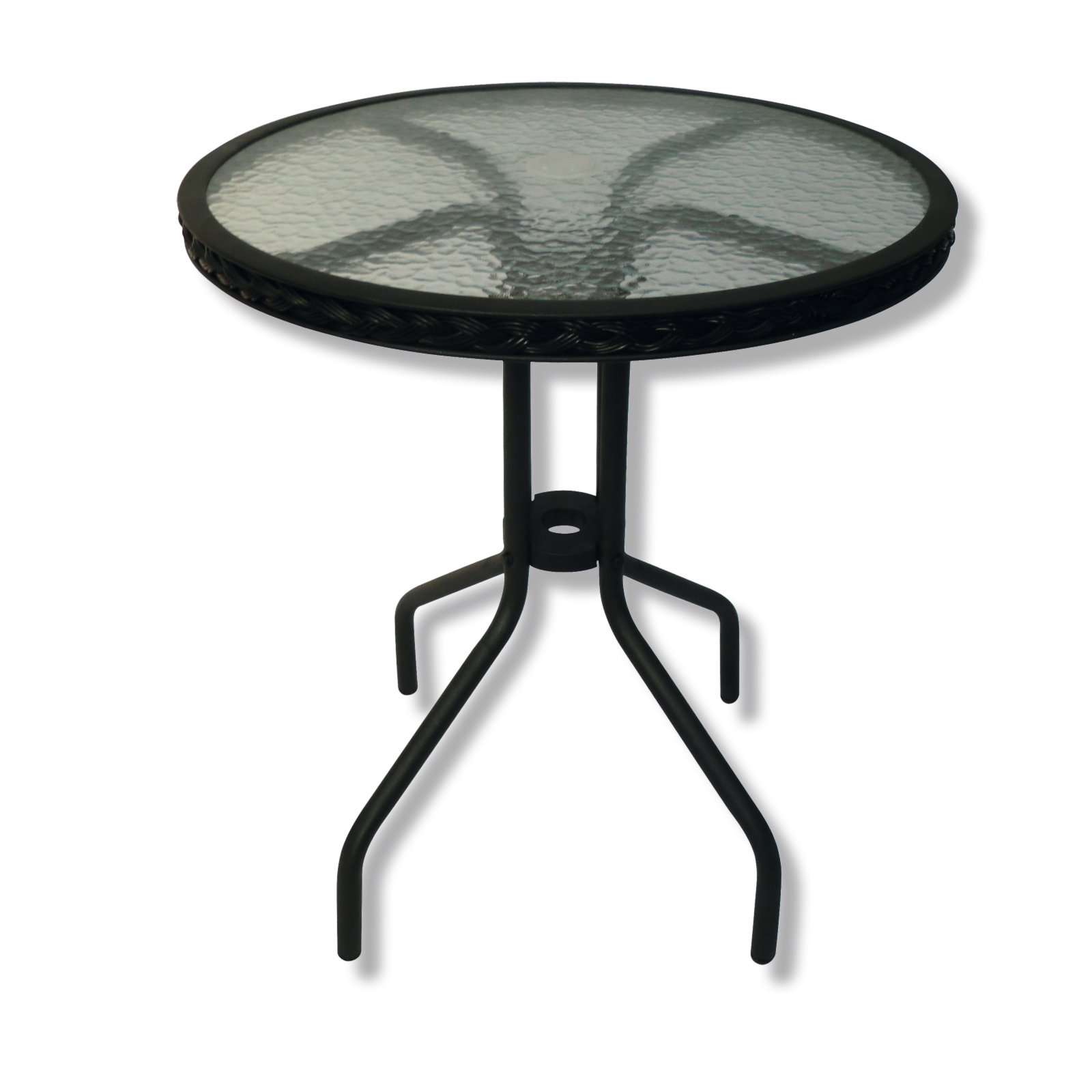 Gardiola Gartentisch Schwarz Rund Sicherheitsglas Online Bei Roller Kaufen 