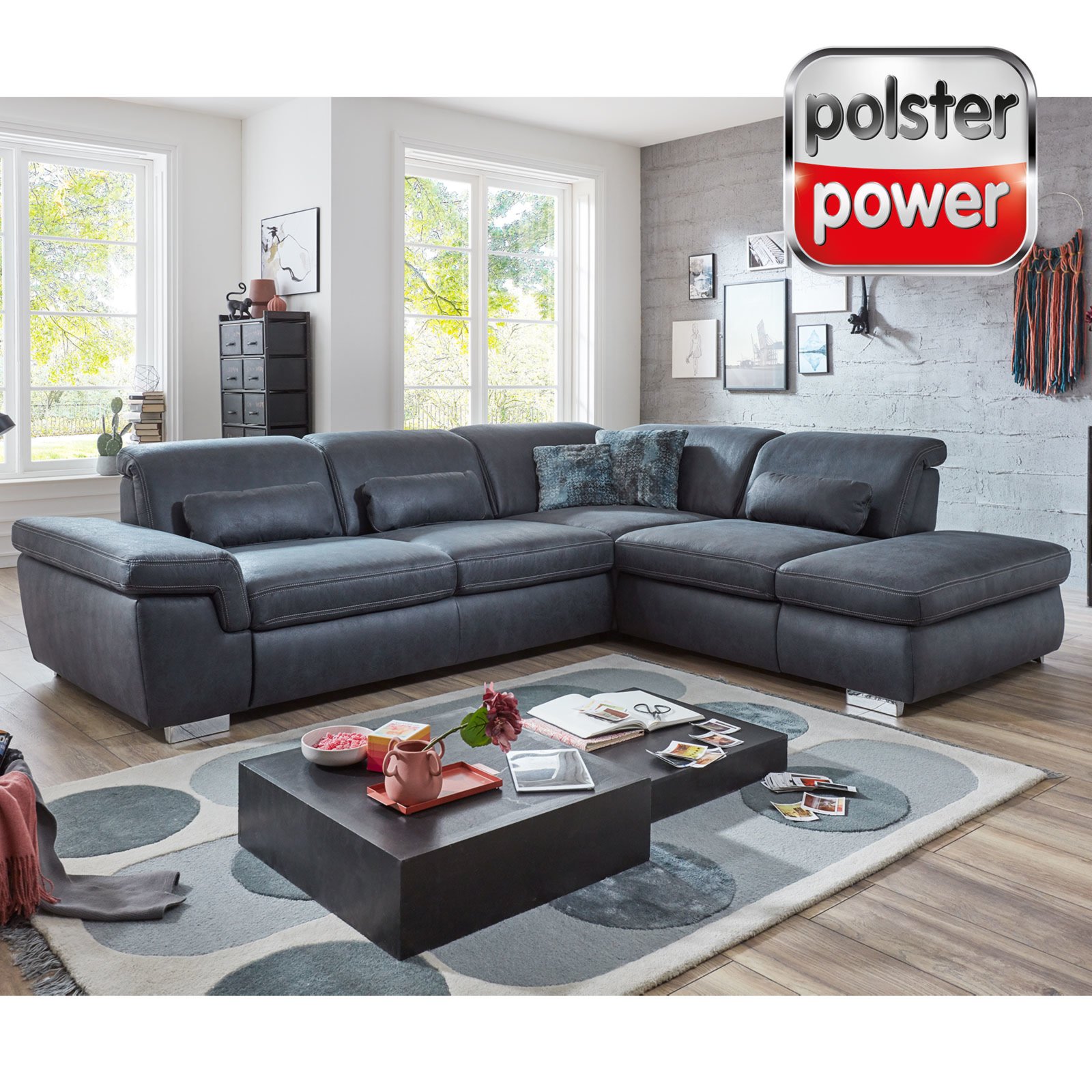 Angebot Roller polsterpower Ecksofa marine verschiedene