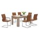 Schwinger Stuhl - Vintage-braun - Kunstleder