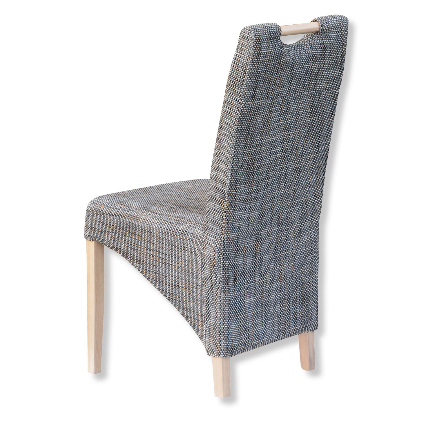 Stuhl - beige-braun - Eiche massiv