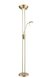 Stehlampe - messing - dimmbar