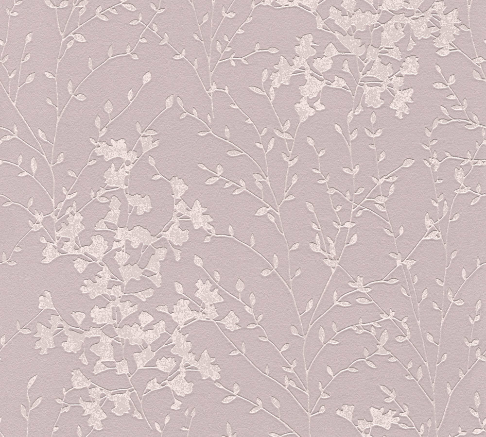 A.S. Creation Vliestapete Designdschungel by Laura N.- braun metallic-rosa - 10 Meter