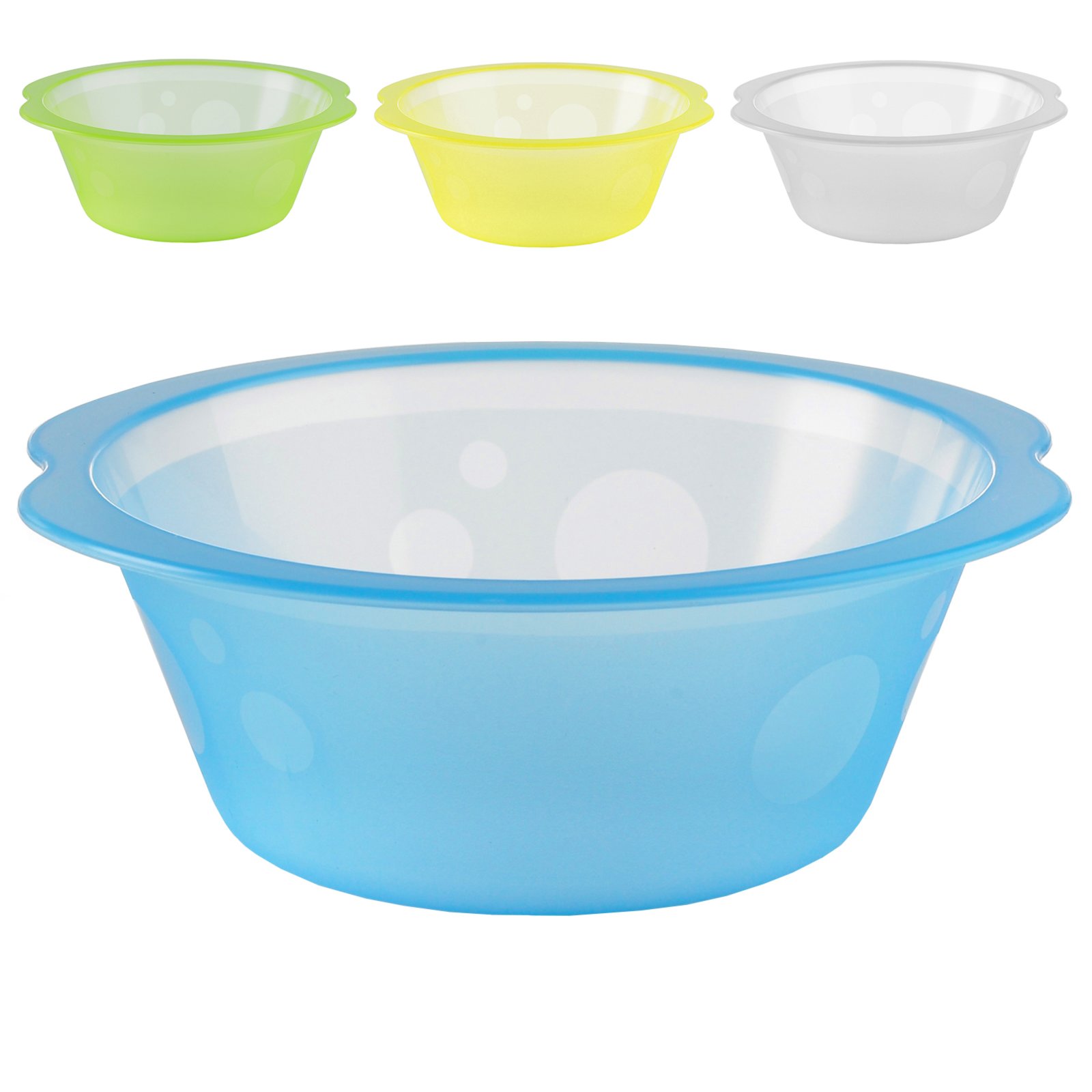 Plastikschalen groß - 6-teilig - sortiert - Farbe nicht wählbar