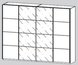Schwebetürenschrank - Eiche San Remo hell - 271 cm