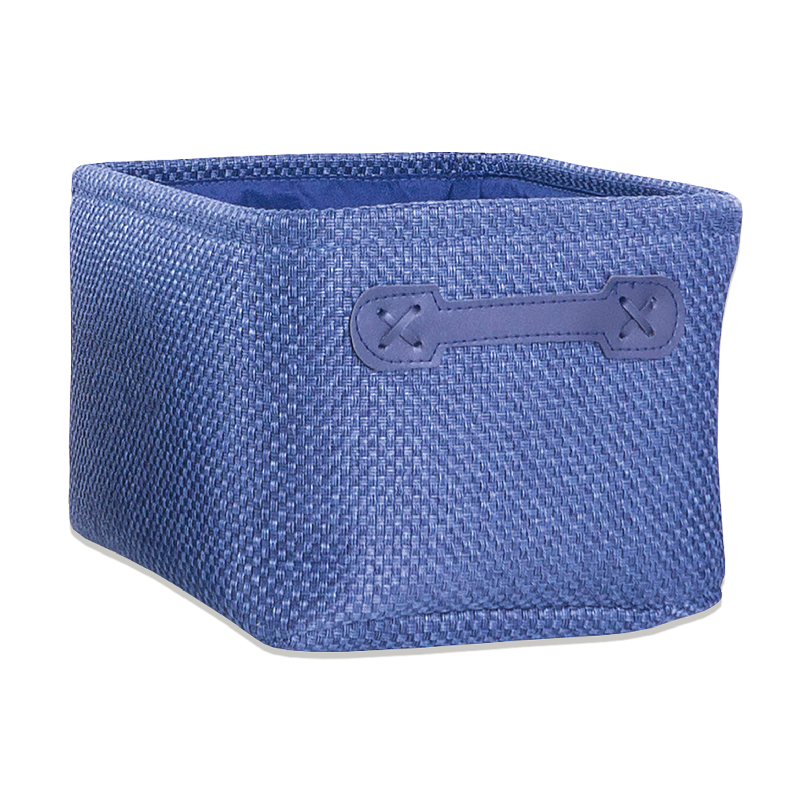 Aufbewahrungsbox - blau - Jute - Größe L