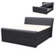 Boxspringbett - graphit - H2 - 160x200 cm