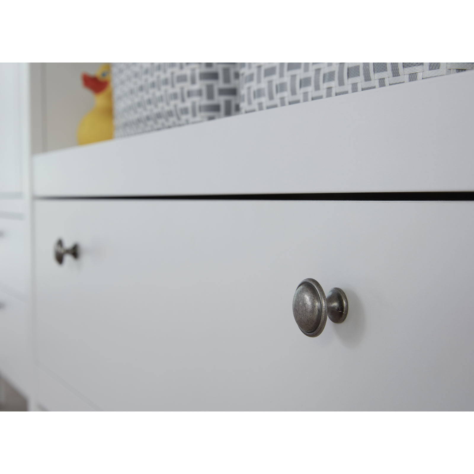 Kleiderschrank - weiß - 91 cm breit