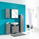 Spiegelschrank - Graphit Struktur - 60 cm